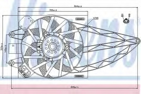 Вентилятор NISSENS 85150 (фото 1)