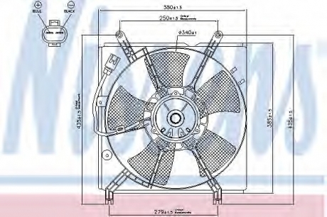 Вентилятор NISSENS 85241 (фото 1)