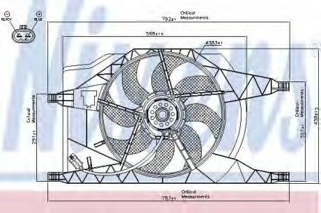 Вентилятор NISSENS 85257 (фото 1)