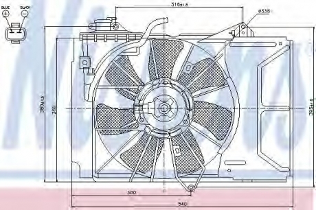 Вентилятор NISSENS 85328 (фото 1)