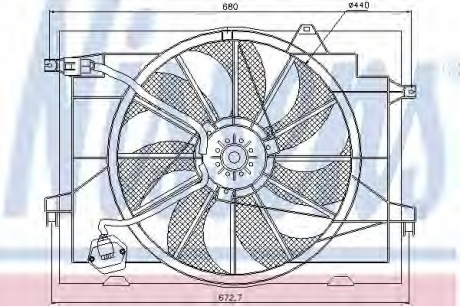 Вентилятор NISSENS 85366 (фото 1)
