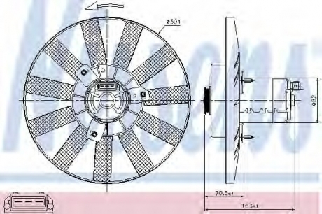 Вентилятор NISSENS 85539 (фото 1)