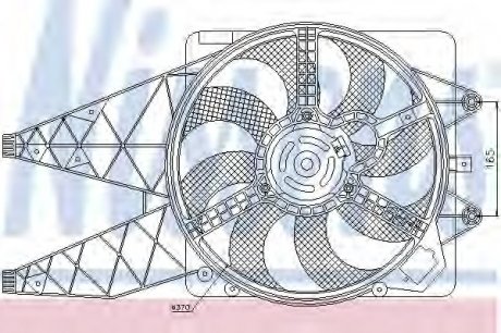 Вентилятор NISSENS 85569 (фото 1)