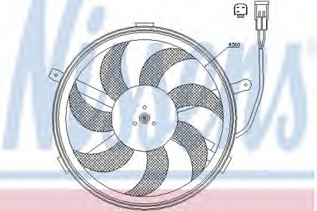 Вентилятор NISSENS 85631 (фото 1)