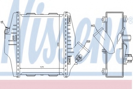 Інтеркулер NISSENS 96579 (фото 1)