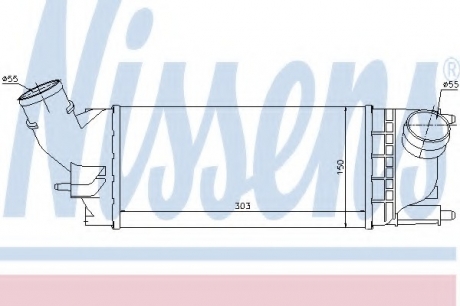 Интеркулер NISSENS 96599 (фото 1)