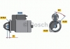 Стартер BOSCH 0001107024 реставрація