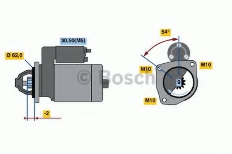 Стартер реставрація BOSCH 0001107063 (фото 1)