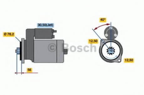 Стартер BOSCH 0986018430 (фото 1)