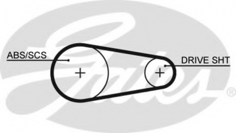 Ремінь ГРМ Gates 5203XS (фото 1)