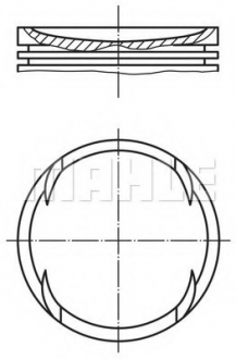 Поршень MAHLE / KNECHT 030 64 01 (фото 1)