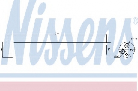 Осушитель NISSENS 95504 (фото 1)