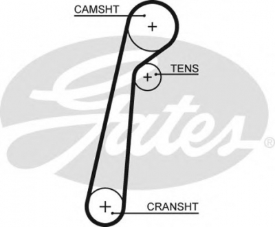 Ремень ГРМ Gates 5652XS (фото 1)