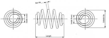 Пружина MONROE SN2206 (фото 1)