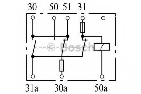 Реле 12 V 75 A - заміна на 4 BOSCH 0333300003 (фото 1)