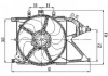 Вентилятор двигуна OPEL Corsa 1.2 01- (вир-во) NRF 47011 (фото 2)