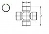 Крестовина GKN (Lobro) U741 (фото 1)