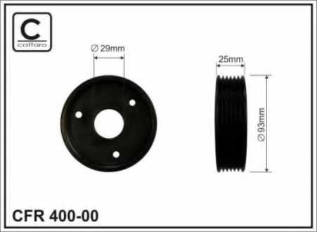 Шкив CAFFARO 400-00 (фото 1)