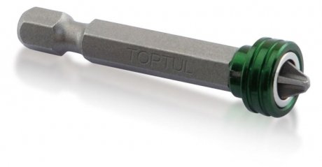 Насадка 1/4" 50мм PH2 под шуруповерт магнитная Quick Change Toptul FQBB0802 (фото 1)