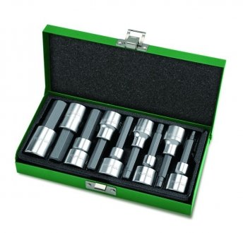 Набор бит впрессованных в головку 1/2" Н4-Н17 80mm Toptul GAAD0905 (фото 1)