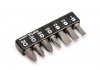Набор бит 1/4" 7ед. (SL: 4*0.5, 5.5*1, 6.5*1.2; PH1, PH2; PZ1, PZ2) Toptul GAAV0704 (фото 3)
