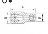 Насадка ETORX 1/4";11,59;7,61;" Toptul BAED0805 (фото 2)
