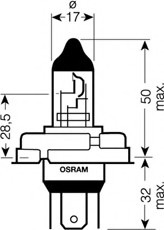 Автолампа гол. світла галогенна OSRAM 64183 (фото 1)
