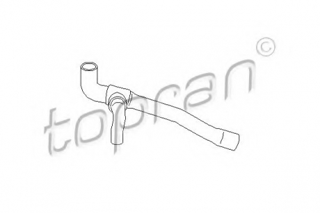 Шланг радіатора (система охолодження) TOPRAN / HANS PRIES 109009 (фото 1)