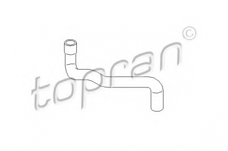Шланг радіатора TOPRAN / HANS PRIES 109010 (фото 1)