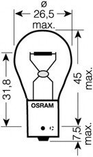 Автолампа допоміжного світла OSRAM 7510TSP (фото 1)