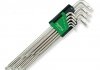 Набор Г-обр. ключей TORX T10-T50 9ед. Супердлинных Toptul GAAL0923 (фото 2)