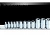 Набор головок TORX 1/4"-1/2" E4-E24 14ед.(звезда Давида) Toptul GAAR1402 (фото 1)