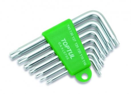 Набор Г-обр. ключей TORX T10-T40 7ед. Toptul GAAL0705 (фото 1)
