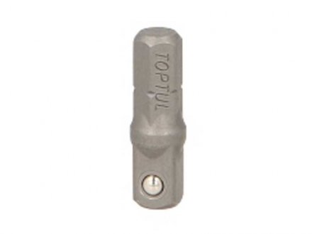 Переходник 1/4"х1/4" L25 (6-гр. х квадрат) Toptul FSKA0808 (фото 1)