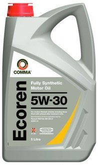 Олива для двигуна COMMA ECOREN 5W30 SYNT 5L (фото 1)