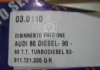 Трос зчеплення AUDI 80 Diesel-Turbodiesel/90 83- ADRIAUTO 03.0110 (фото 2)