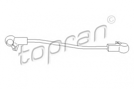 Шток вилки переключения передач 102 846 TOPRAN / HANS PRIES 102846 (фото 1)
