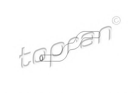 Шланг радіатора TOPRAN / HANS PRIES 102873 (фото 1)