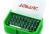 Набор бит 1/4" SL;PH;PZ;TORX;HEX +магнитный держатель 31ед. Toptul GAAW3101 (фото 3)
