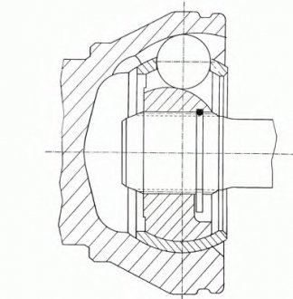 ШРУС (внутр.) 2.5TDI SPIDAN 24570 (фото 1)