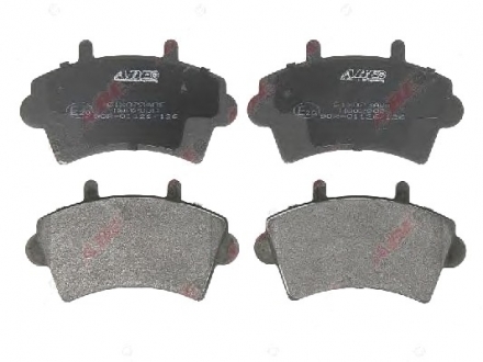 Колодки тормозные дисковые передние OPEL MOVANO 98-10, RENAULT MASTER II 98-10 ABE C1X023ABE (фото 1)