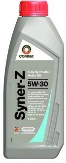 Олива для двигуна SYNER-Z 5W30 1L COMMA SYNERZ 5W30 1L (фото 1)
