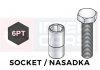 Насадка 1/4" 6зубчаста Toptul BAEA084E (фото 4)