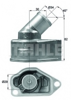 Термостат ENGINE MAHLE / KNECHT TI 9 87 (фото 1)