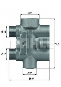 Термостат ENGINE MAHLE / KNECHT TO 9 75 (фото 1)