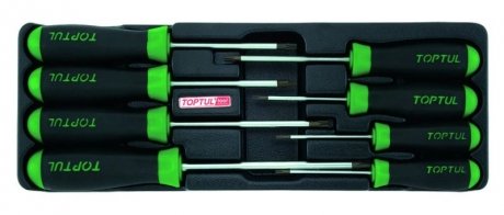 Набір викруток TORX T9-T40 8 од. (в ложементі) Toptul GAAT0807 (фото 1)