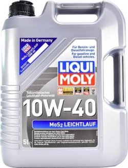 Масло моторное MoS2 Leichtlauf 10W-40 (5 л) LIQUI MOLY 1931 (фото 1)