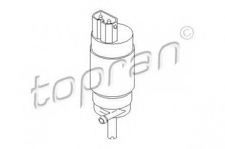 Насос омивача TOPRAN / HANS PRIES 500554 (фото 1)