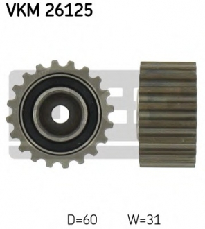 Паразитний, провідний ролик, зубчастий ремінь (Вир-во) SKF VKM26125 (фото 1)