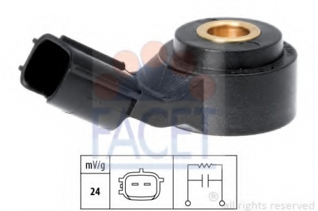 Датчик детонації Toyota Avensis/Camry/Corolla/Land Cruiser/Rav 4/Yaris 03-> FACET 9.3018 (фото 1)